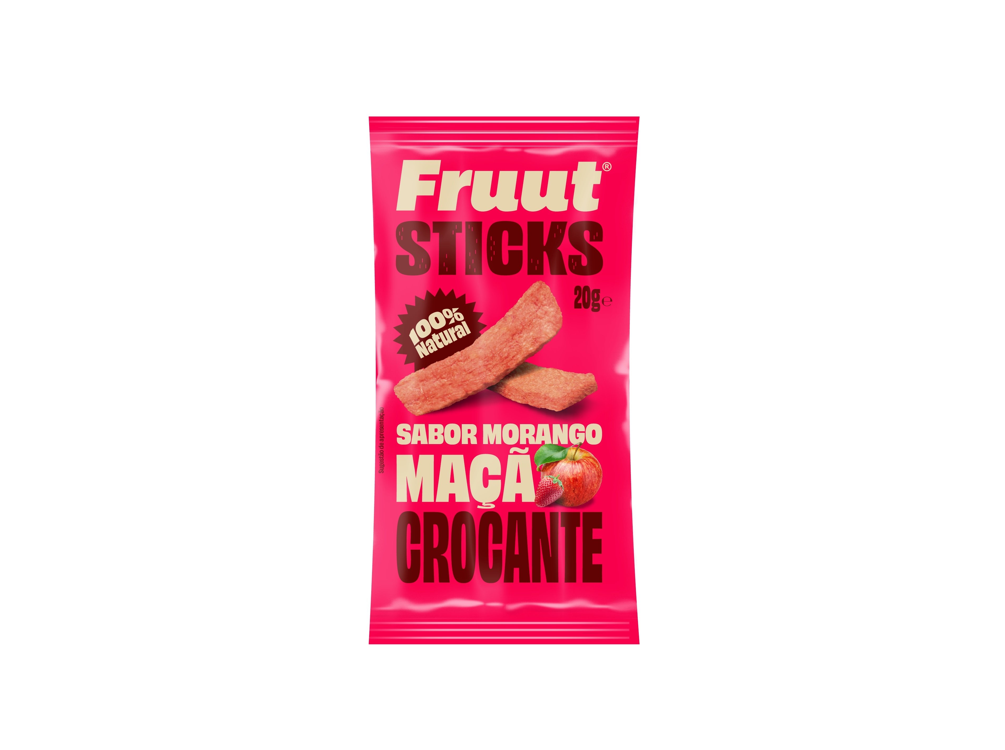 Snack fruut maçã sabor morango 20gr