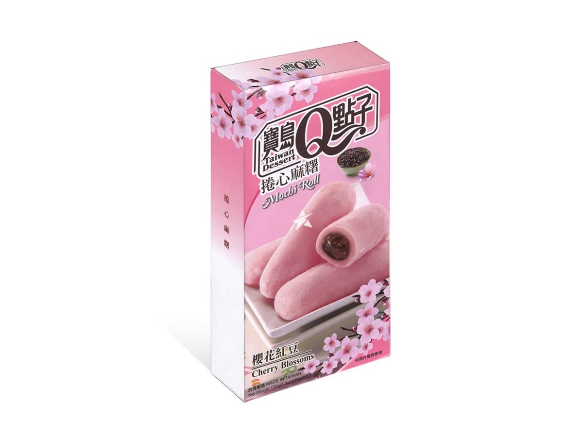 Mochi Em Rolo Taiwan Dessert Cherry Blossoms 150g Taiwan Dessert