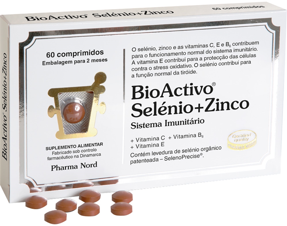 Suplemento Bioactivo Selenio + Zinco 60 Comprimidos Bioactivo