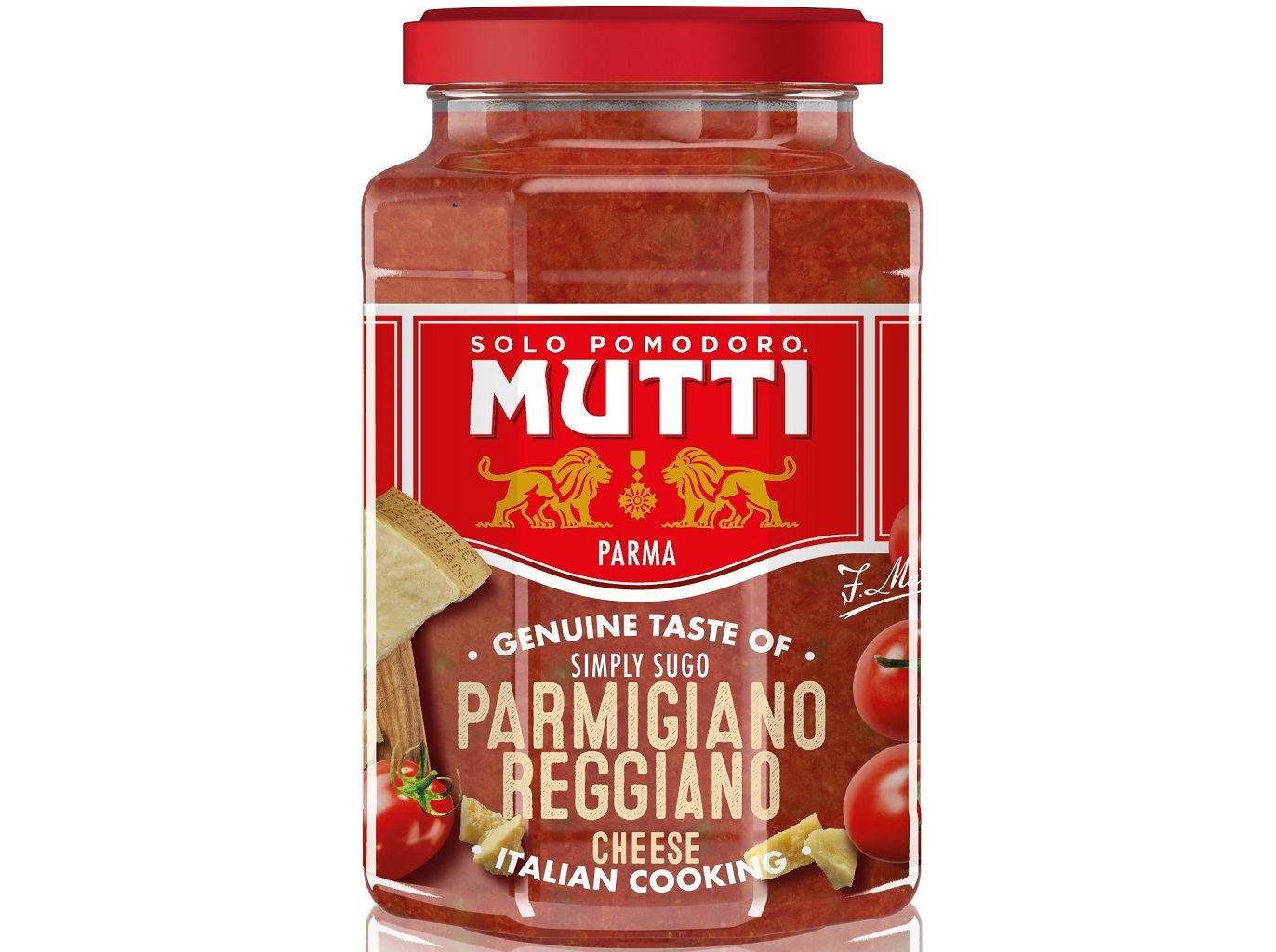 Molho Mutti Tomate Com Parmiggiano Reggiano 400g Mutti
