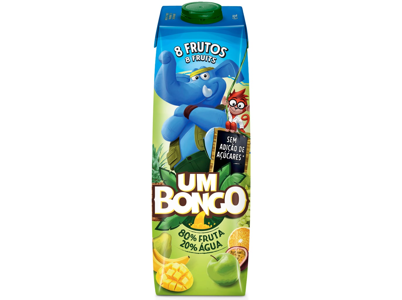 Néctar Um Bongo 8 Frutos 1l Um Bongo