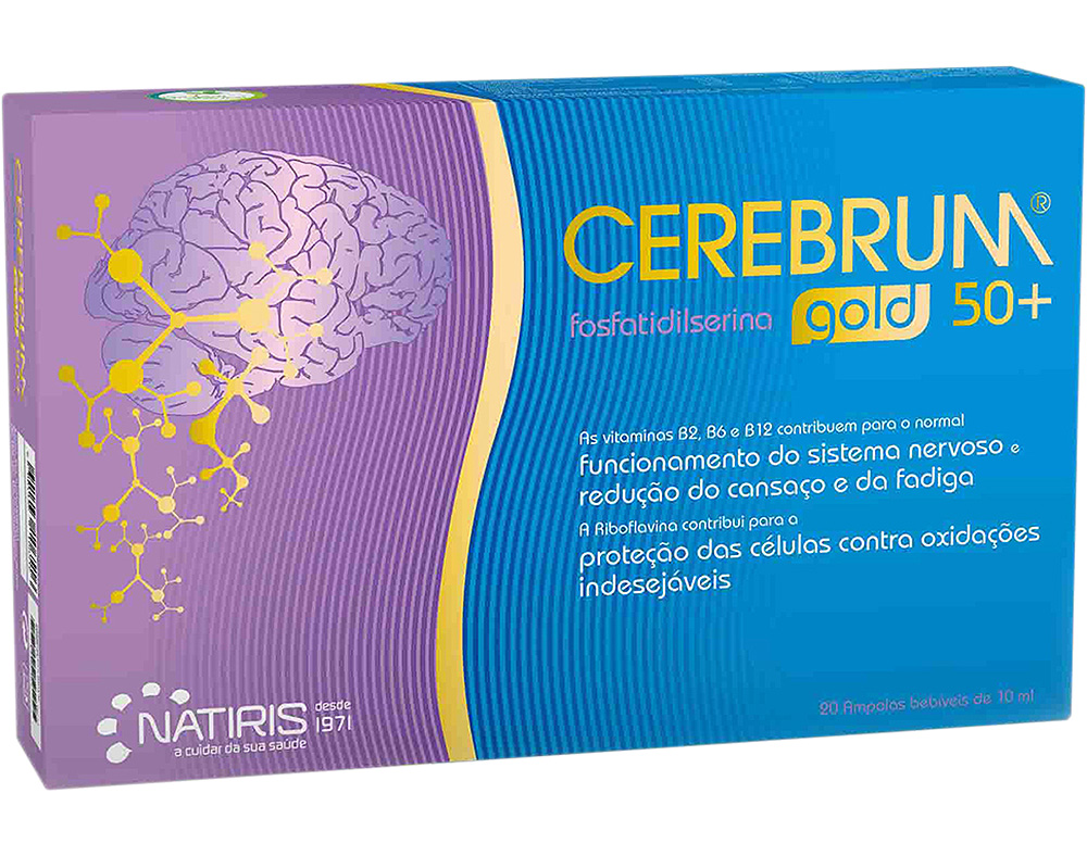 Suplemento Cerebrum Gold 50+ 20 Ampolas Cerebrum