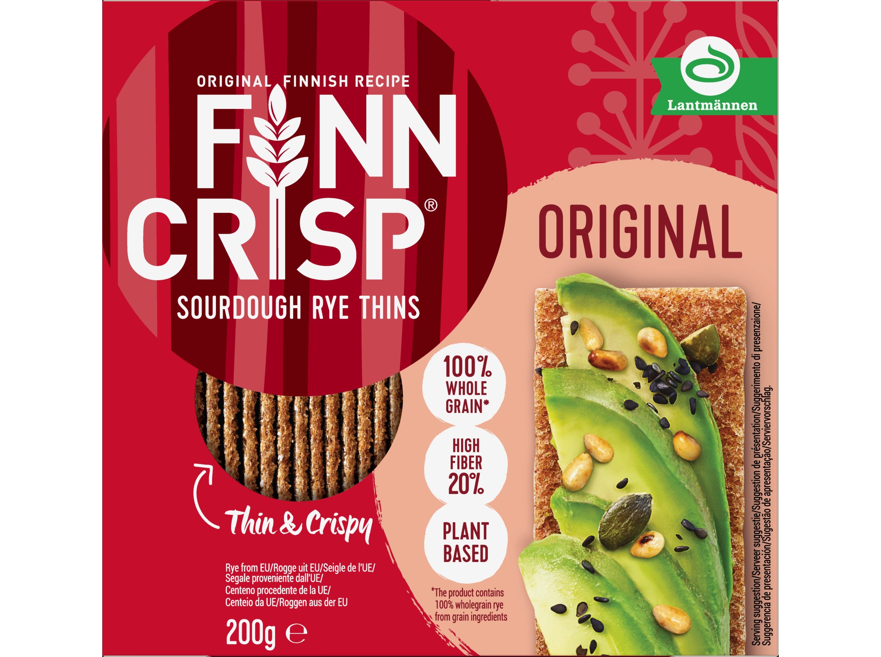 Tosta Finn Crisp Thin Original 200g Finn Crisp