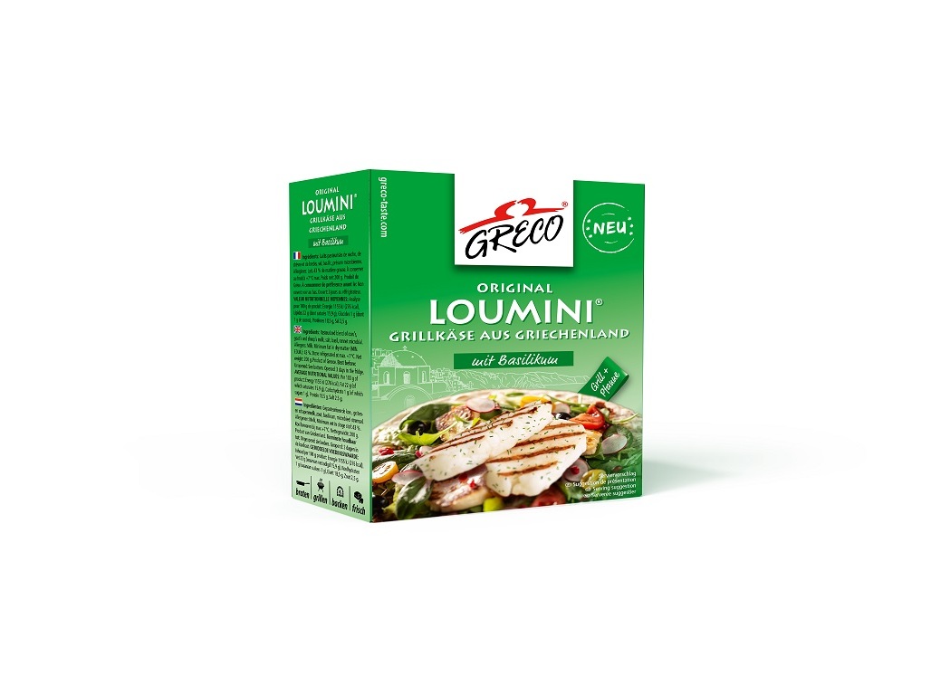 Queijo Greco Loumini Basílico 200g Greco