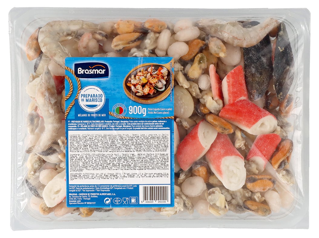 Preparado De Mariscos Congelado 900g Auchan