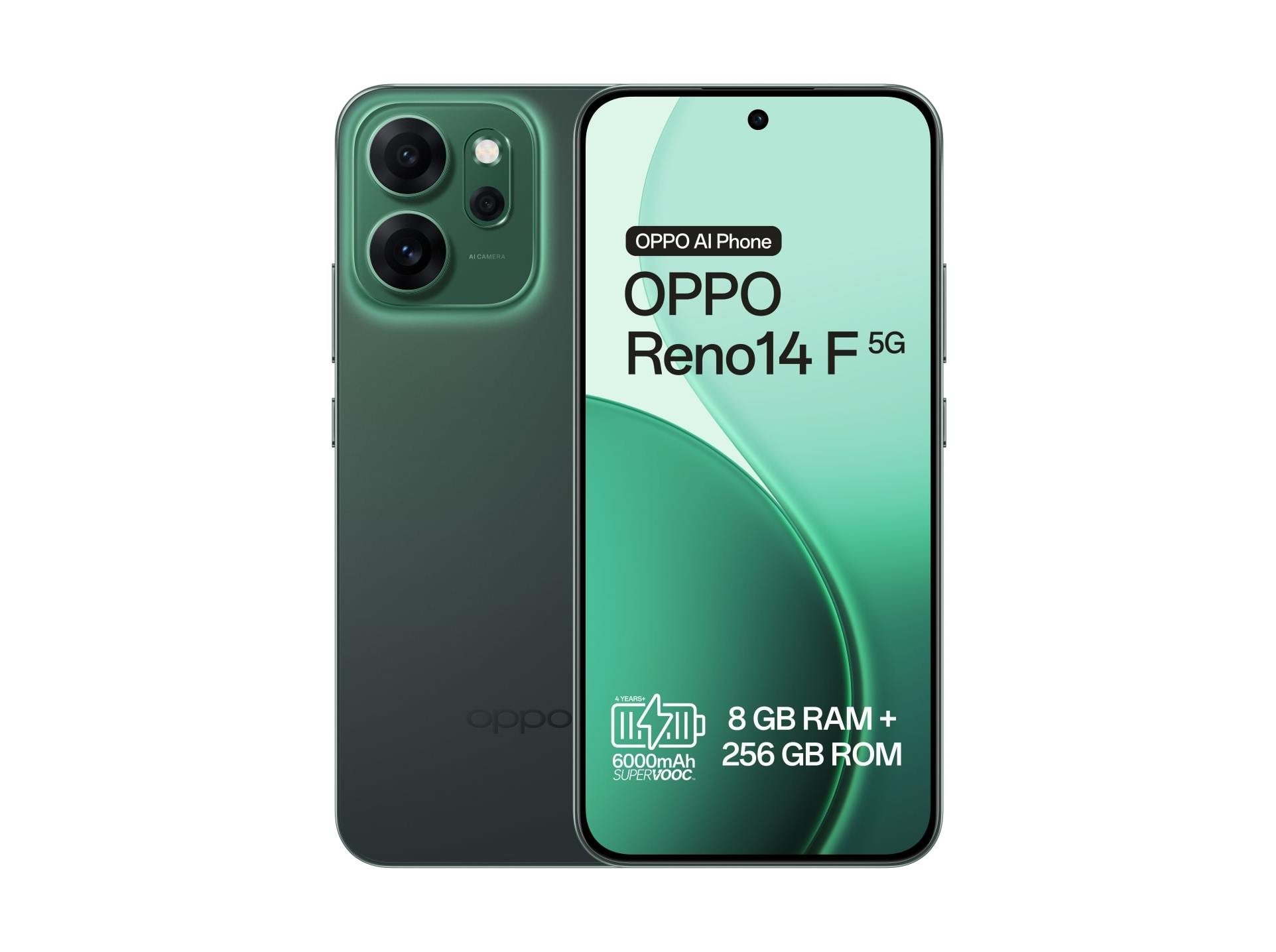 Smartphone Oppo Reno14 F 5g Verde 8/256