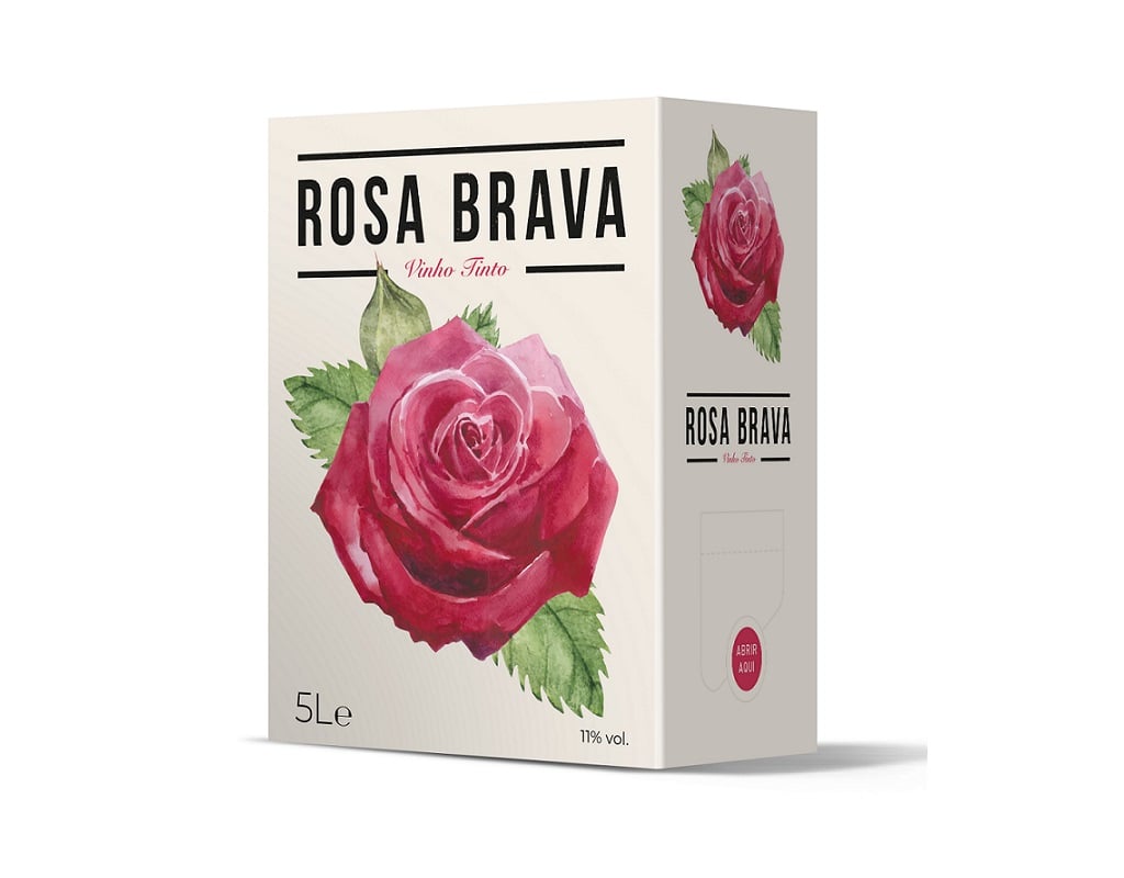 Vinho Tinto Rosa Brava Bag In Box 5l Rosa Brava