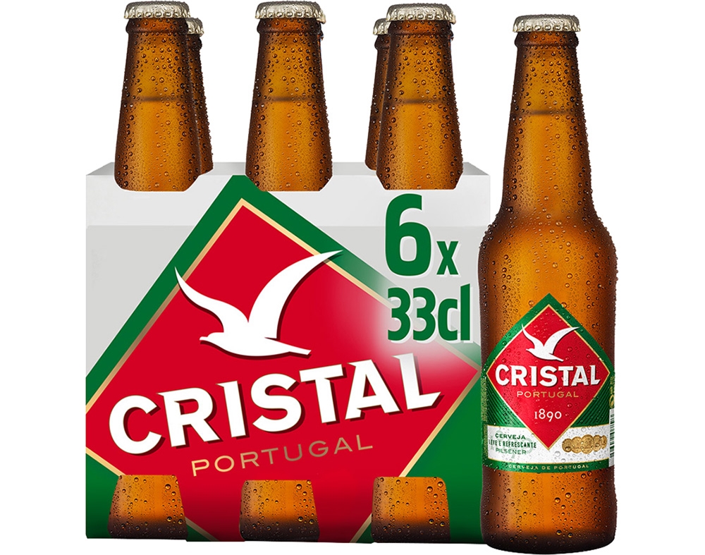Cerveja Cristal Com Álcool 6x0.33l Cristal