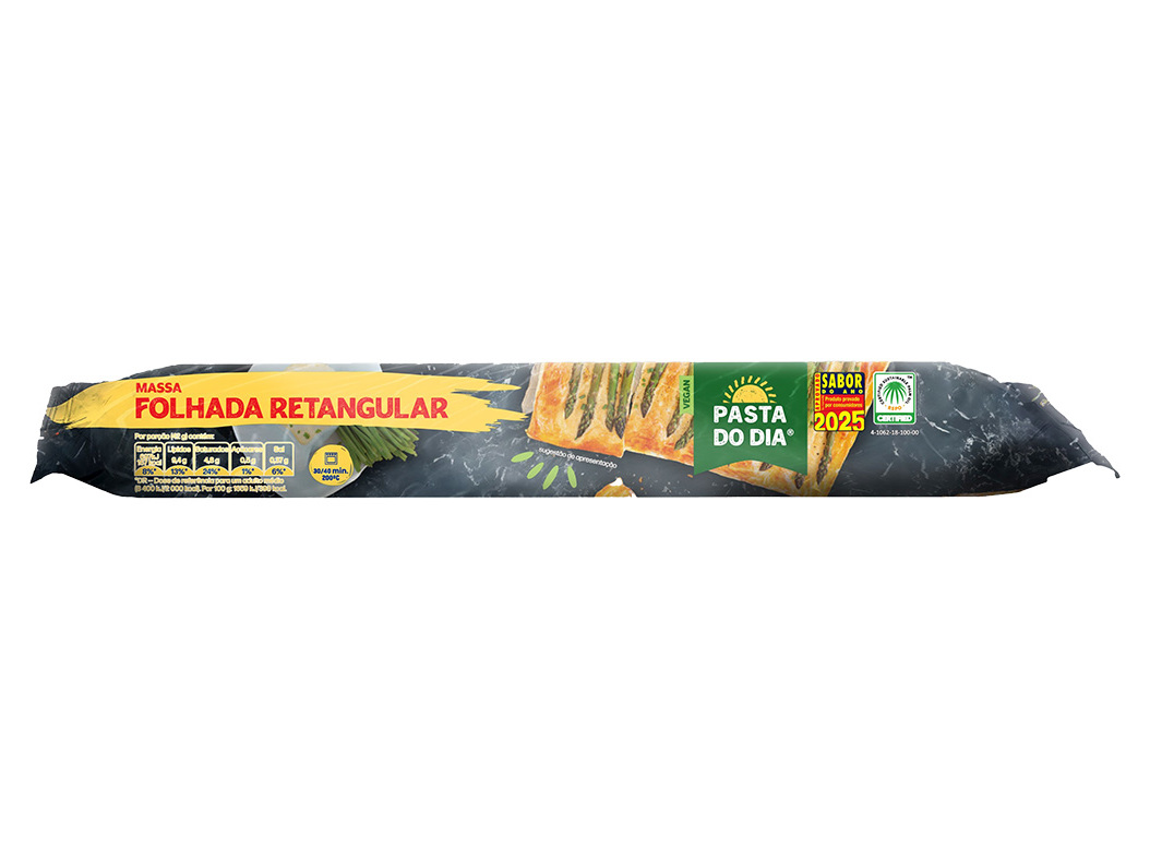 Massa Folhada Retangular Pasta Do Dia 250g Pasta Do Dia