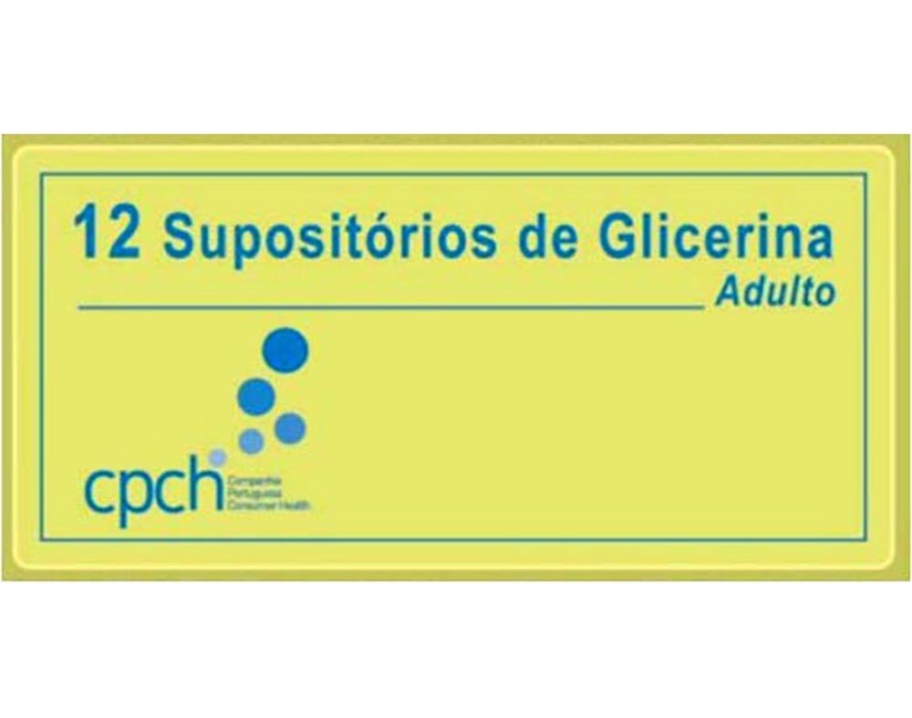 Supositórios cpch glicerina adulto 12un