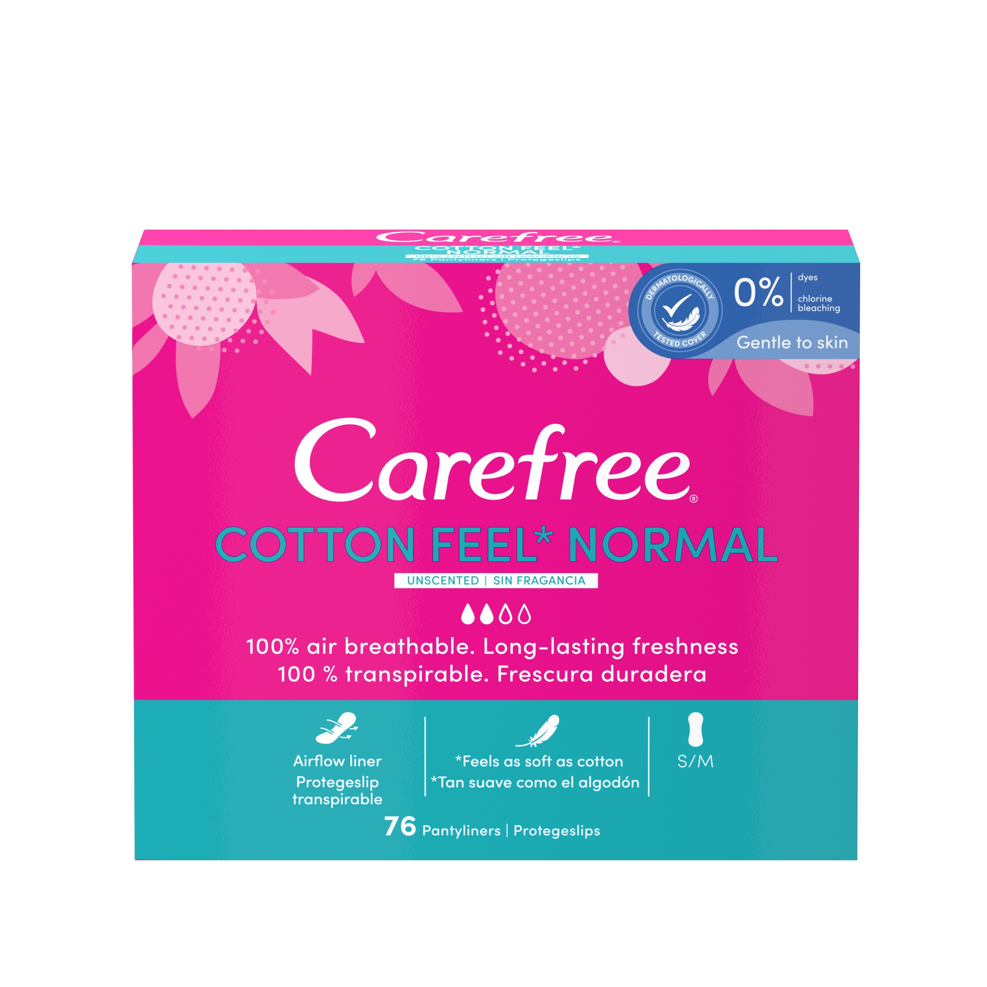 Protector carefree diário respirare 76un