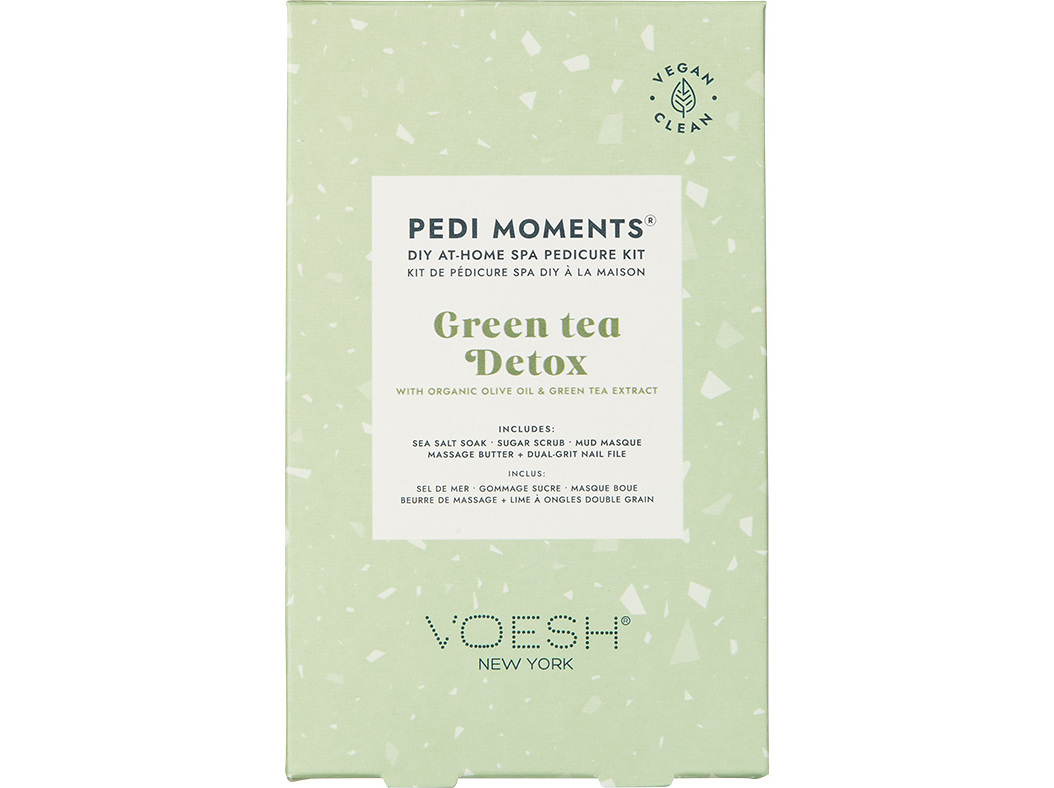 Kit Pedicure Voesh Ny Pedi Moments Green Tea +lima