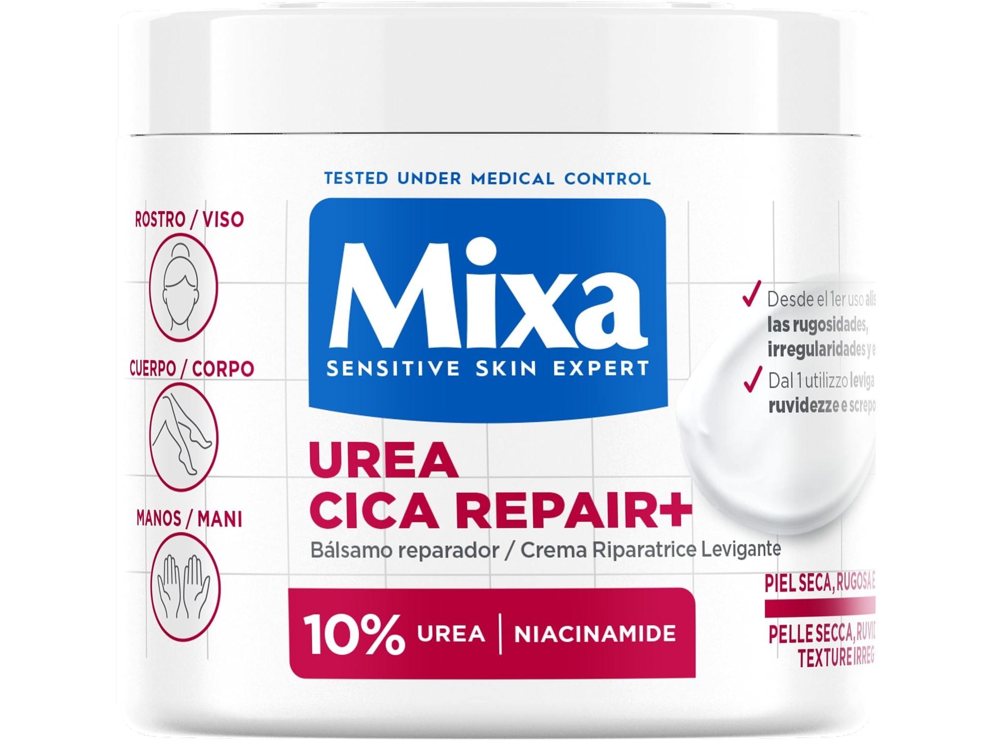 Creme corpo mixa ureia 400