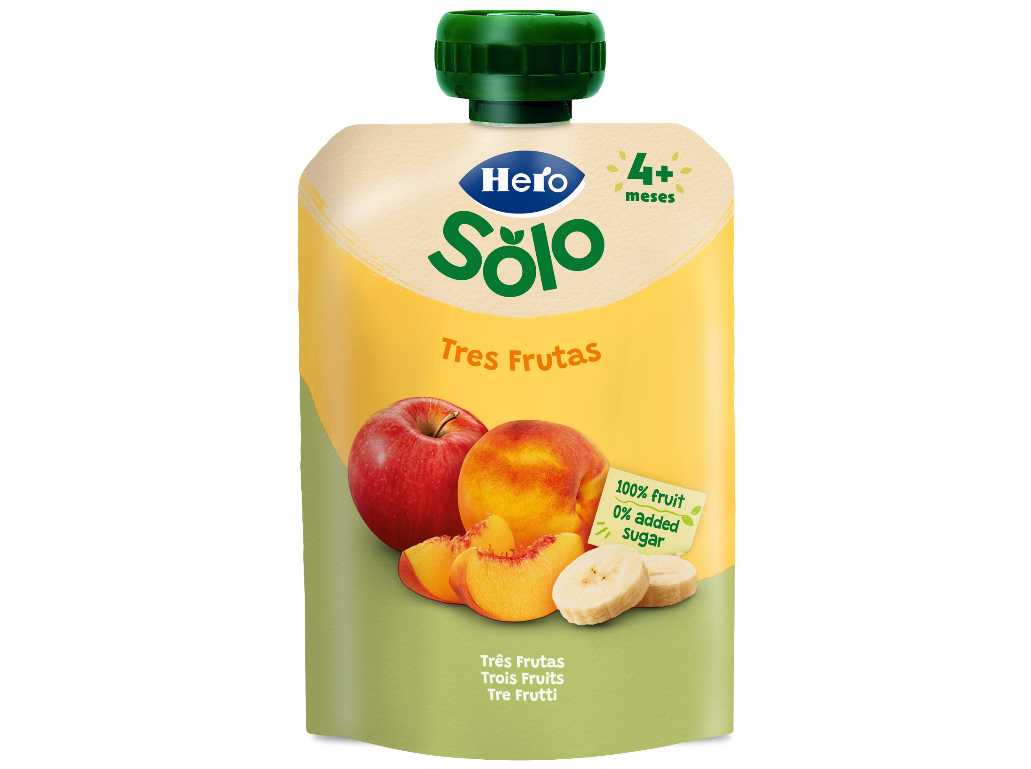 Saqueta fruta hero baby 3 frutos 100 g