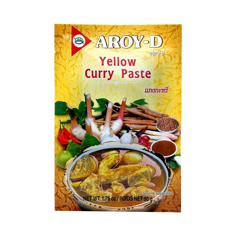 Pasta Aroy-d Caril Amarelo 50g Aroy-d