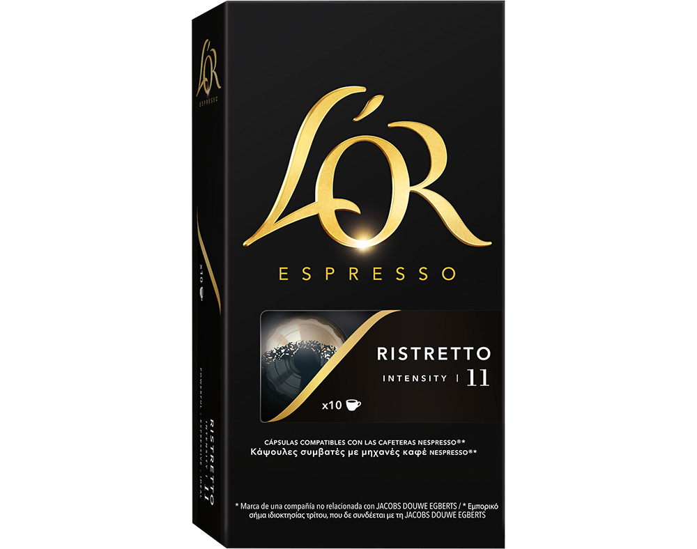CÁPSULAS L'OR CAFÉ RISTRETTO 11 10UN