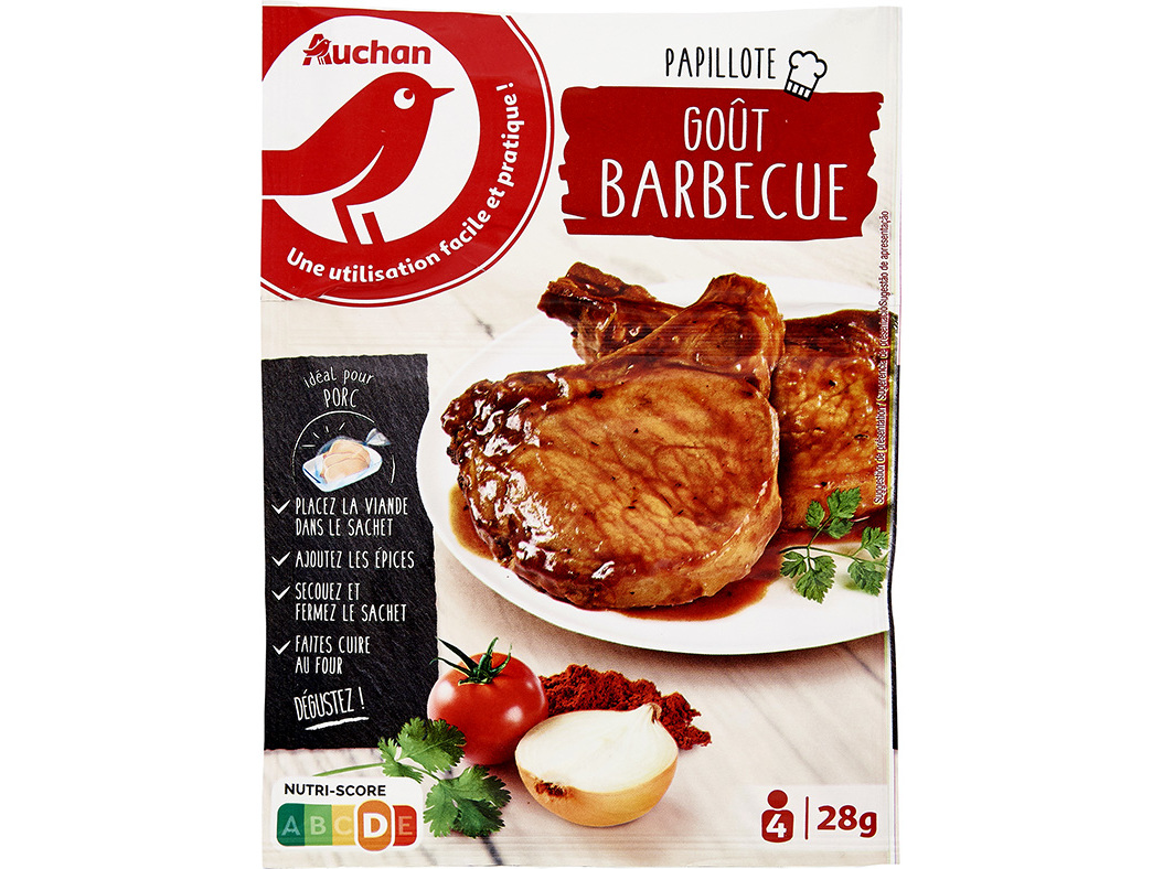 Tempero Auchan No Forno Com Sabor A Barbecue 28g Auchan