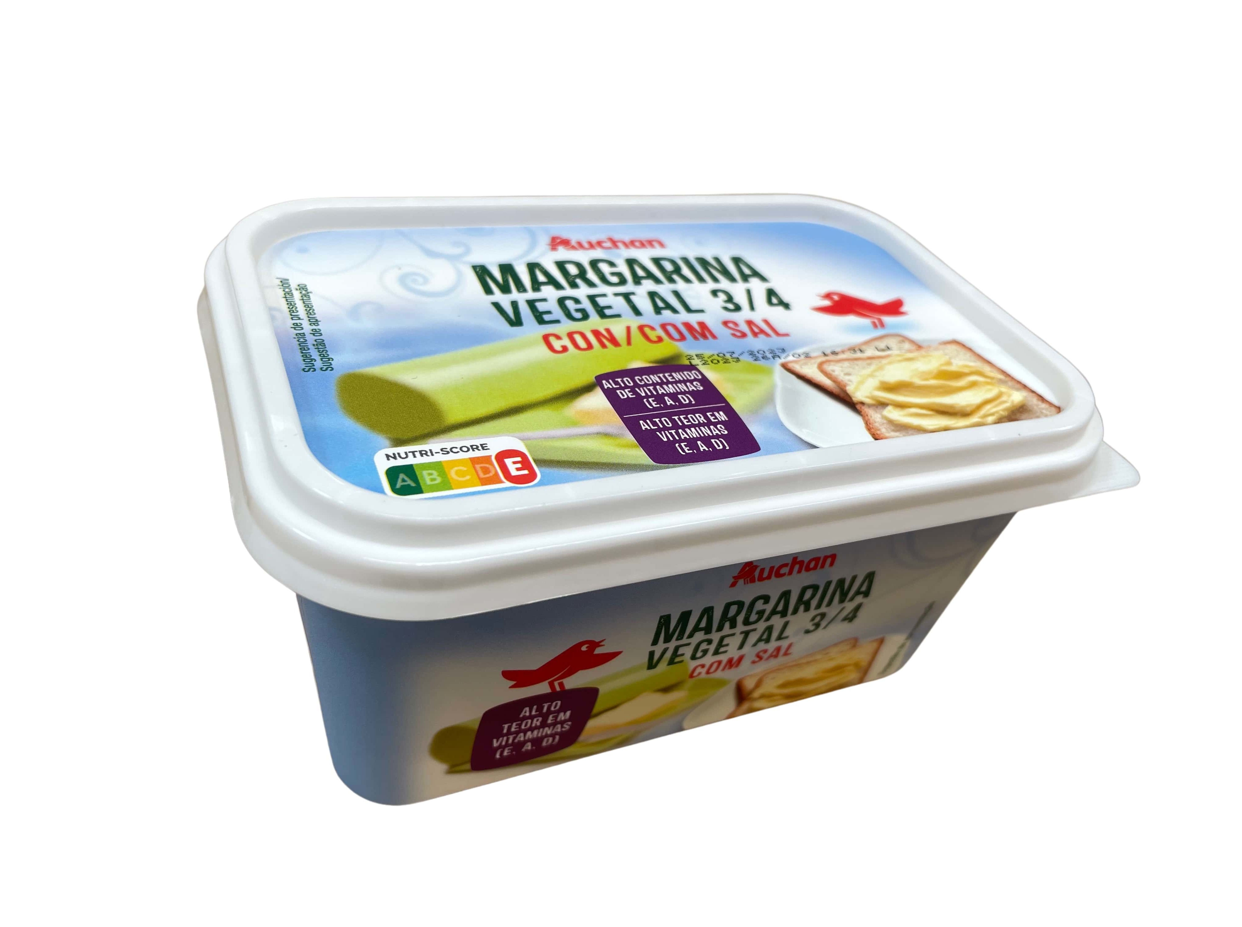 Creme Vegetal Auchan Para Barrar Com Sal 500g Auchan