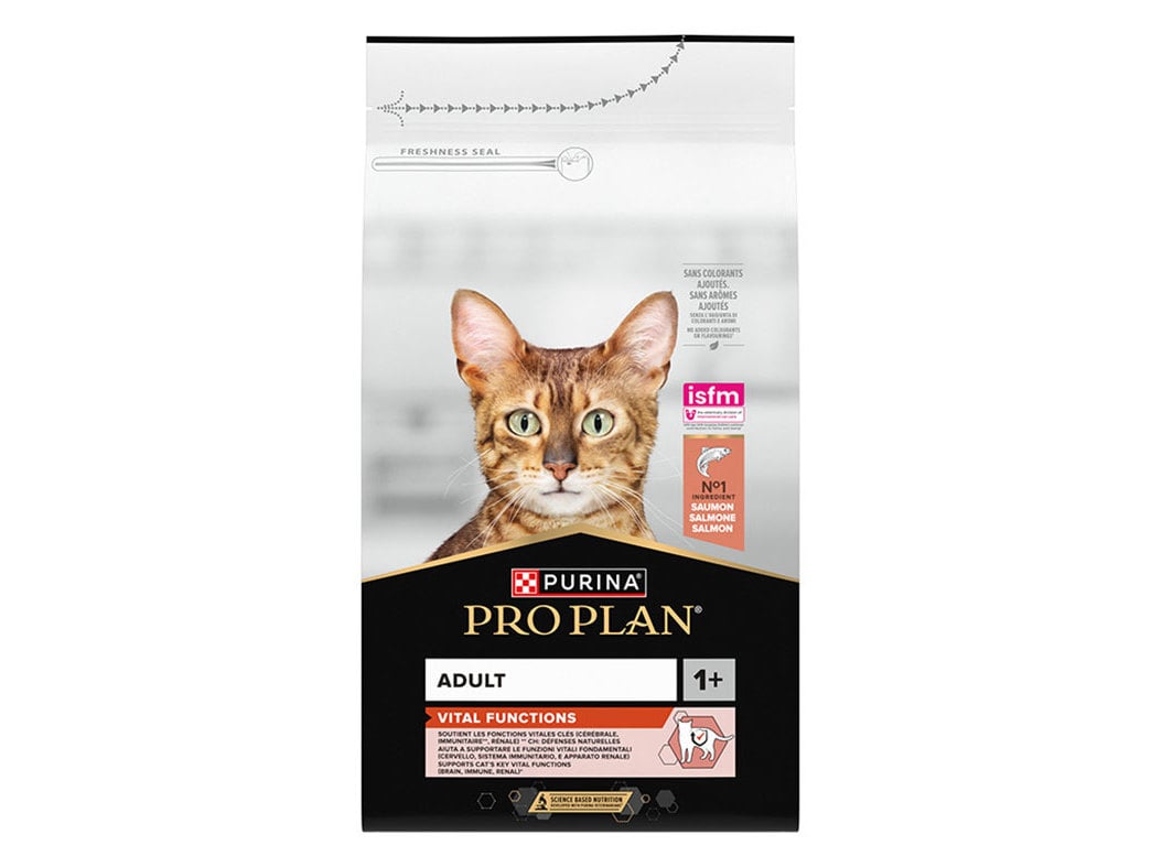 Ração para gato adult pro plan salmão / arroz 1.5kg