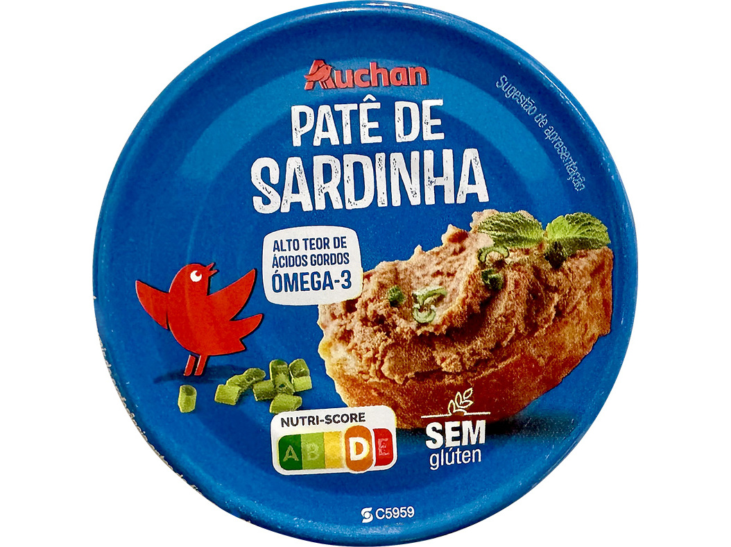 Paté De Sardinha Auchan 65g Auchan