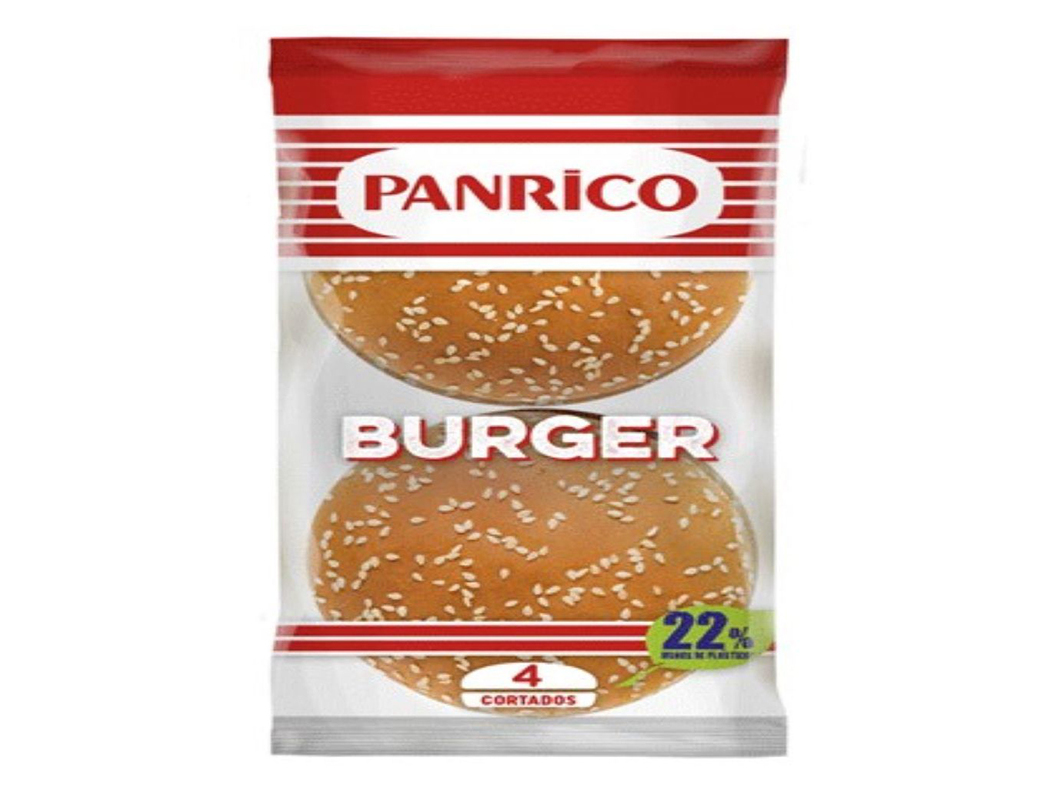 Pão hambúrguer panrico 4 un 200g