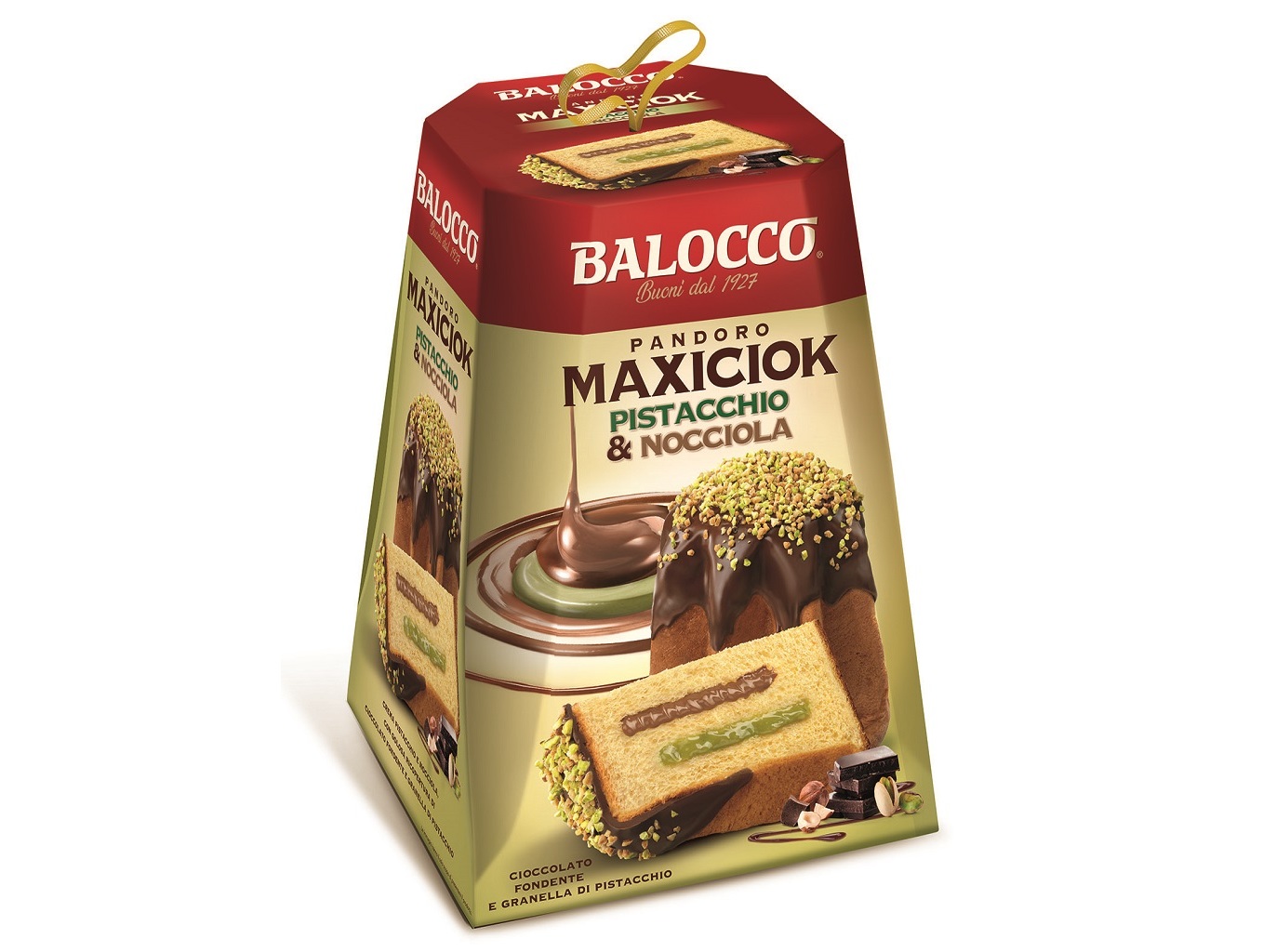 Pandoro Balocco Pistácio E Avelã 800gr