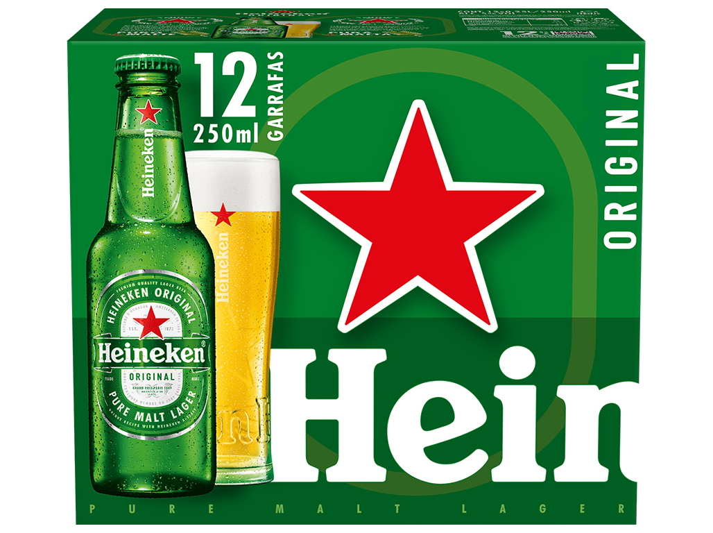 Cerveja heineken 12x0.25l