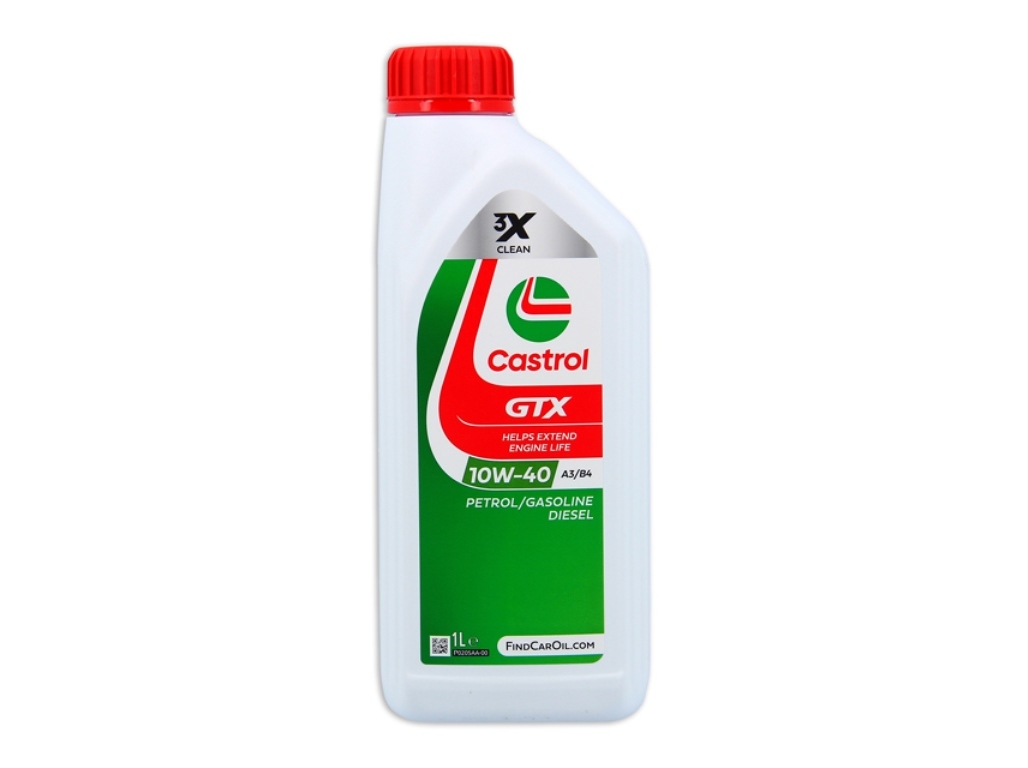 Lubrificante Castrol Gtx Ultraclean 10w40a3/b4 1l