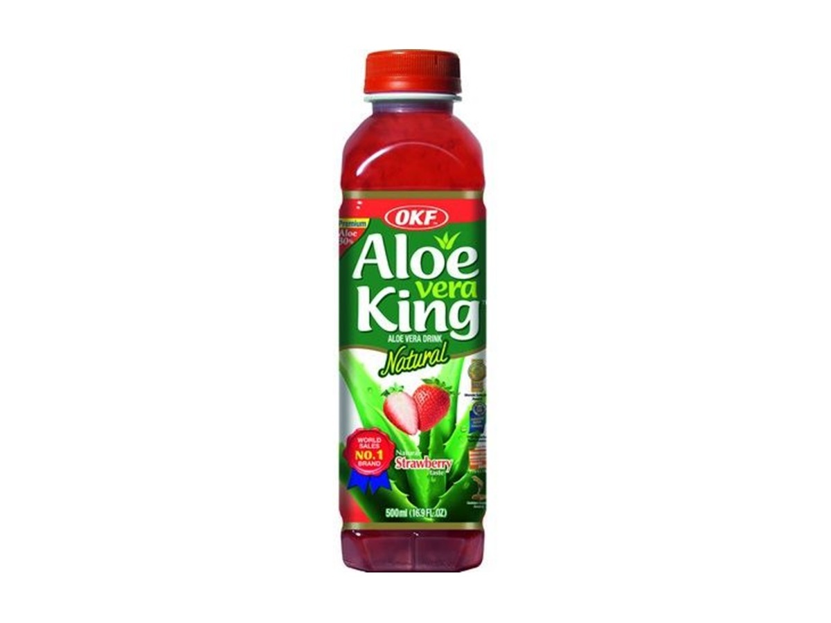 Bebida Aloe Vera Okf Morango 500ml