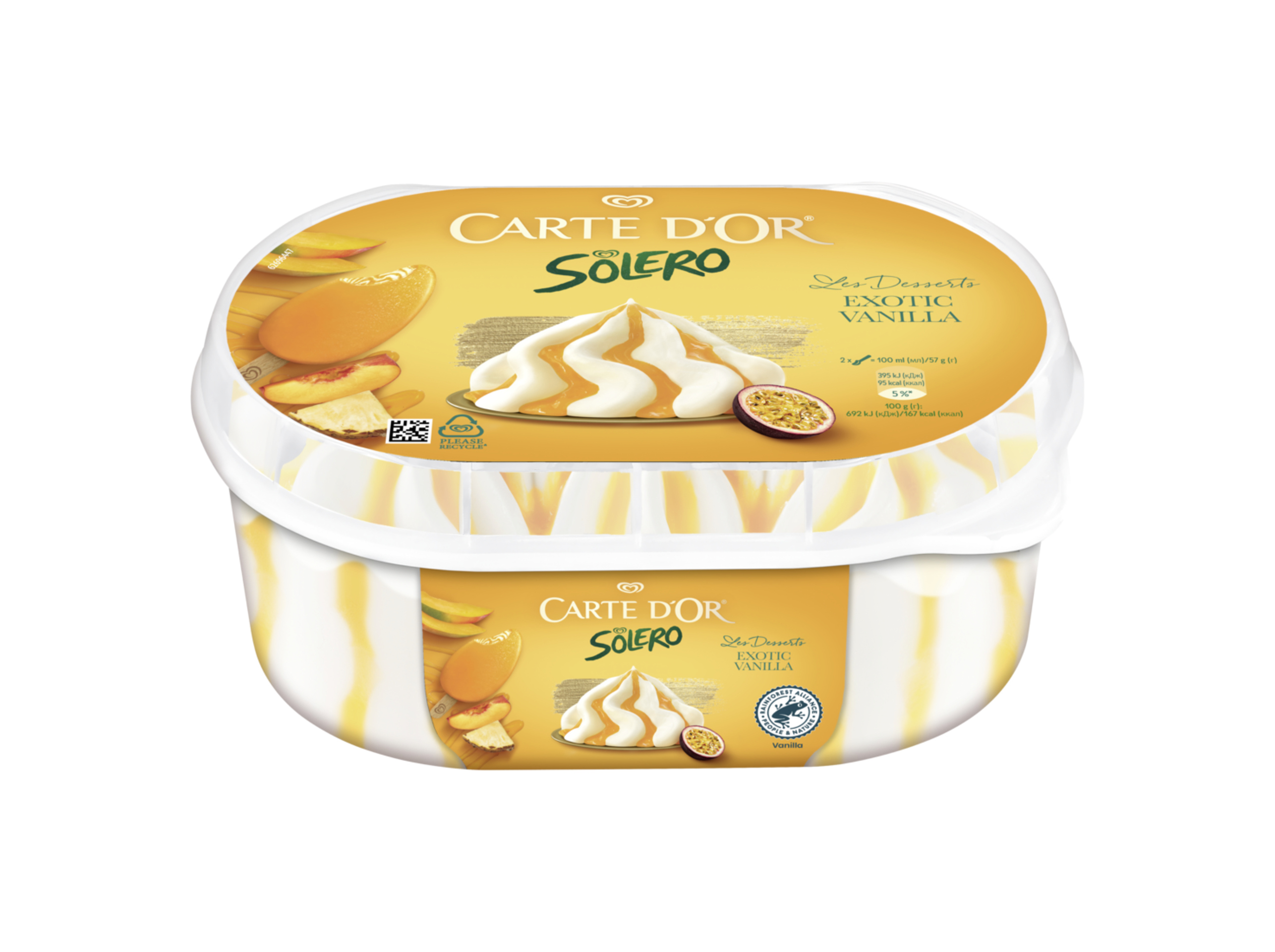 Gelado Carte D'or Solero Exotic 825ml