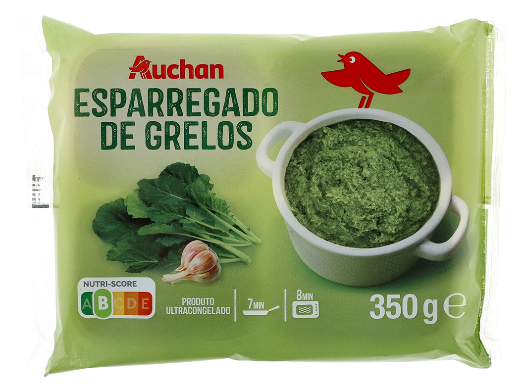 Esparregado De Grelos Auchan Ultracongelado 350g Auchan