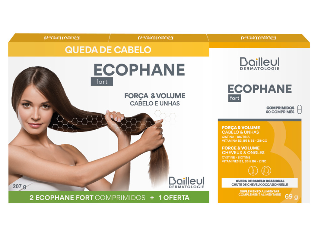 Suplemento Biorga Ecophane 3x60comp Oferta 1 Mês Biorga
