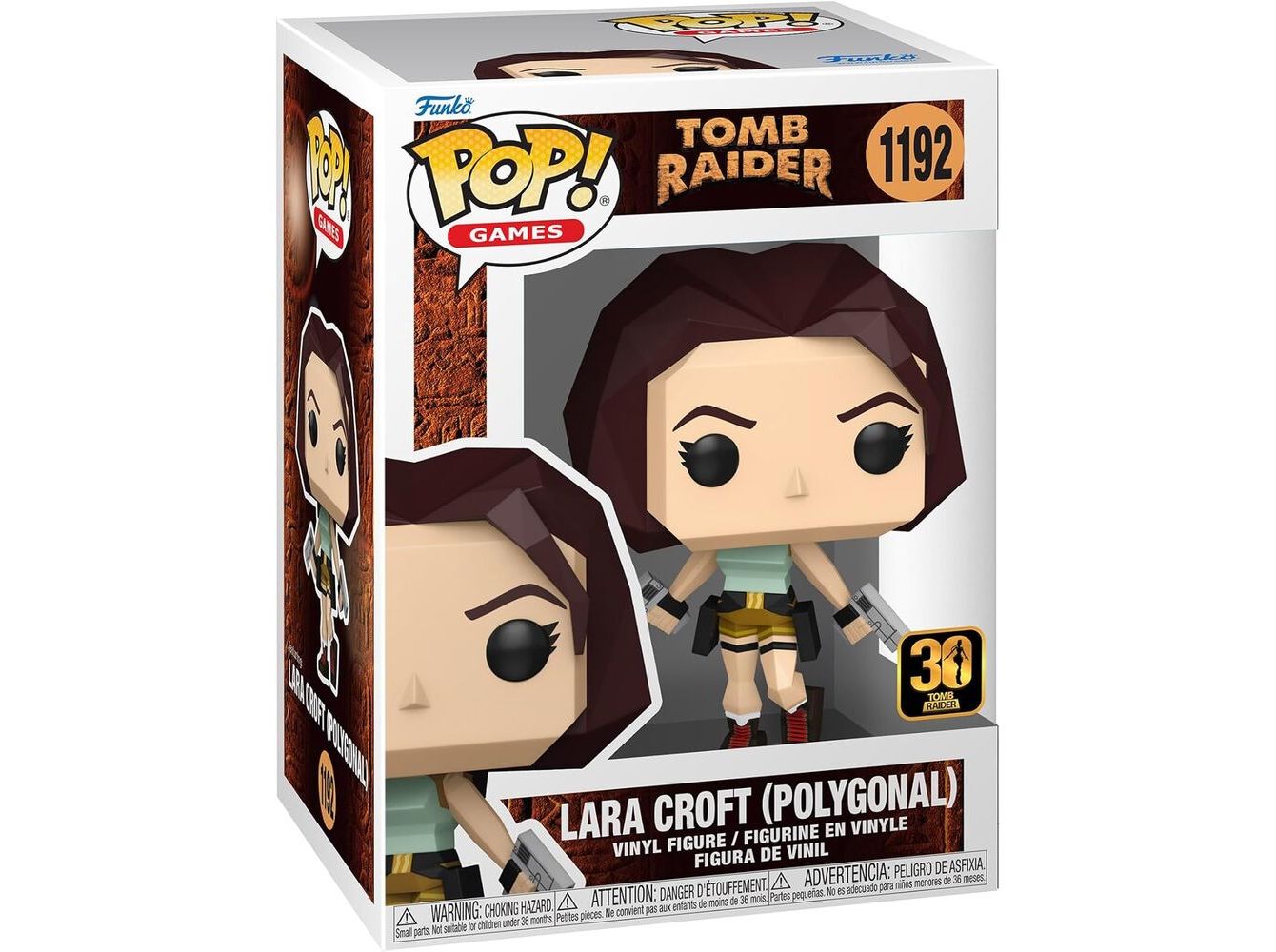 Figura pop! funko tomb raider- lara croft (polygon)