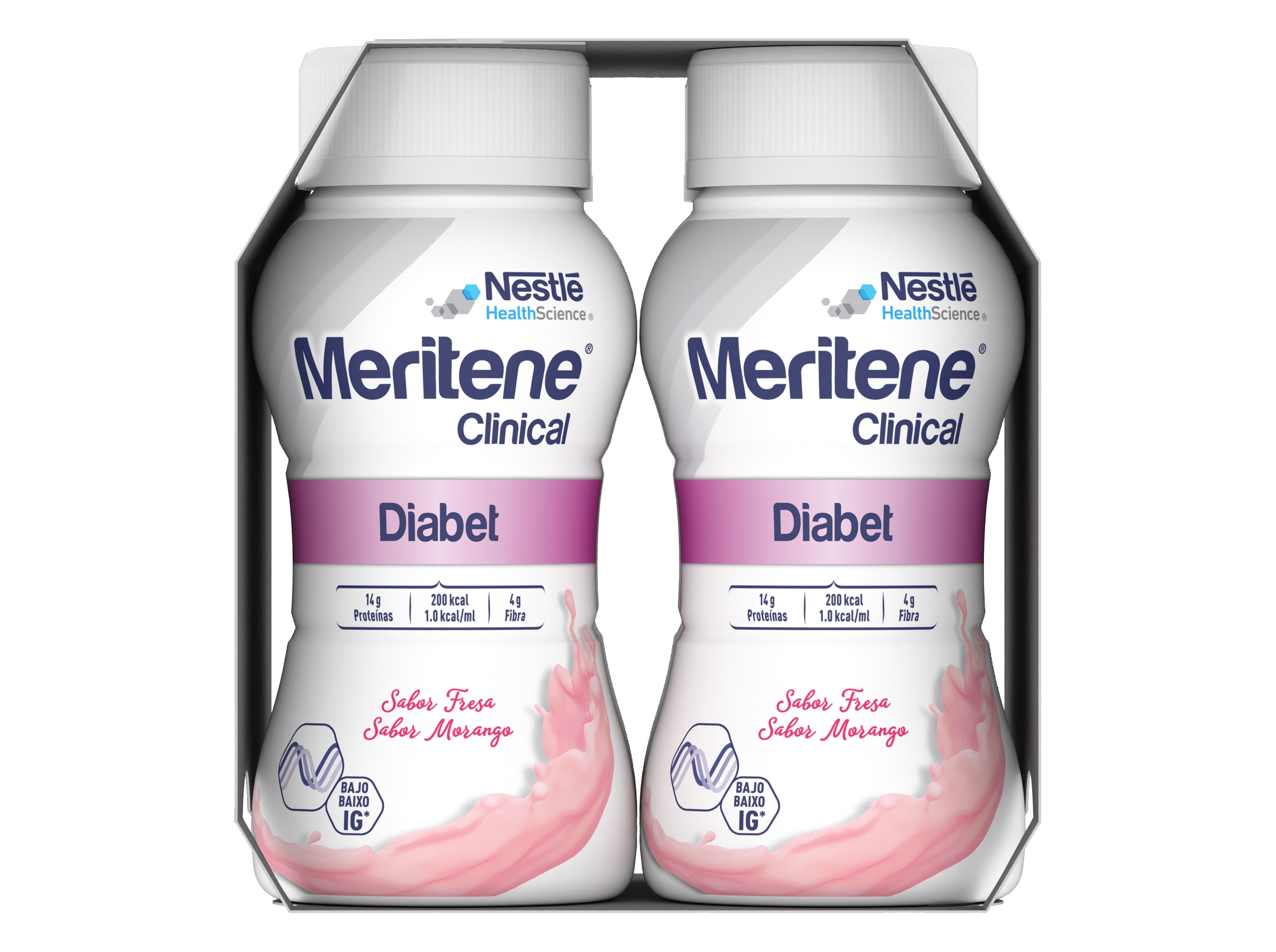 Alimento Dietético Meritene Clinical Diabet Morango 4x200ml Meritene