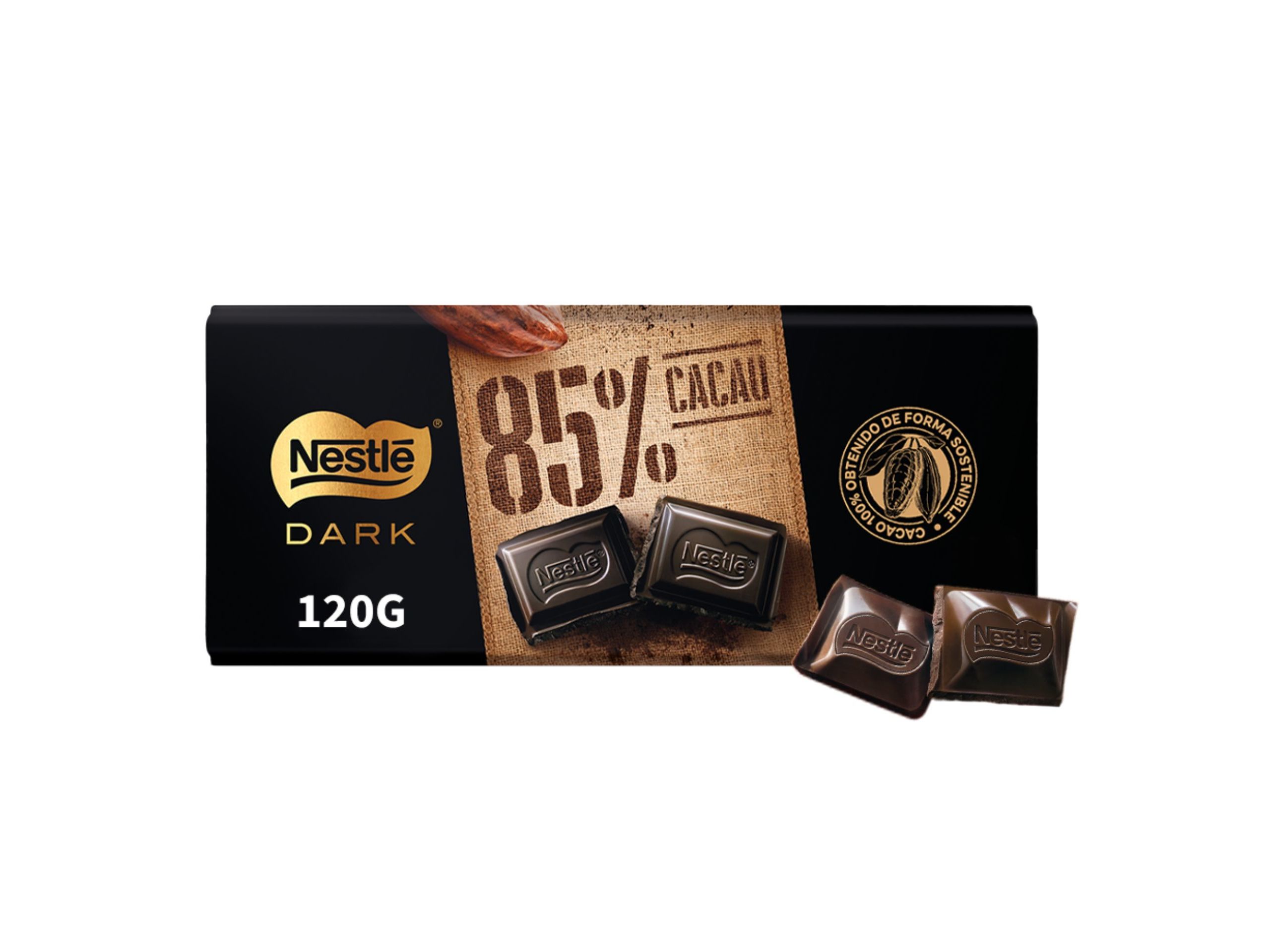 Tablete nestlé dark 85% cacau 120g