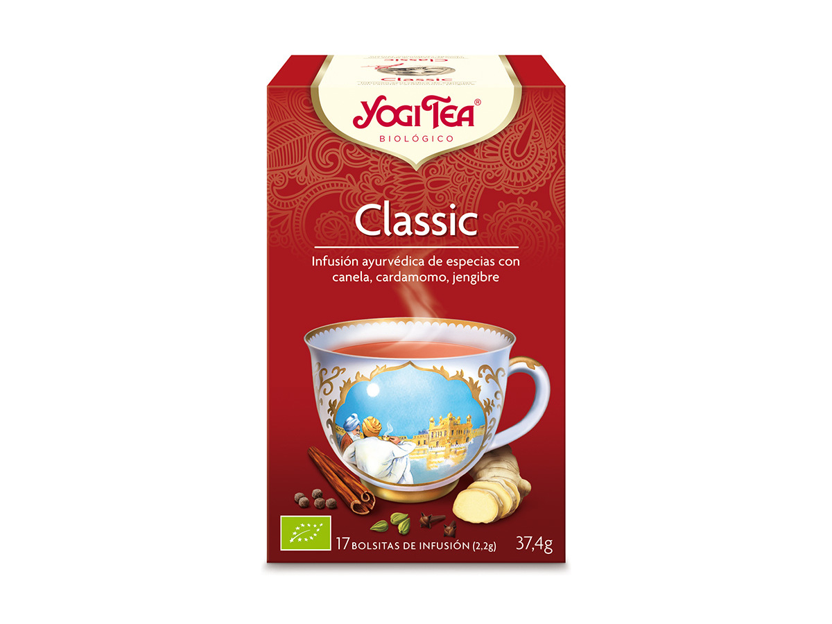Infusão yogi tea classic bio 17 saq