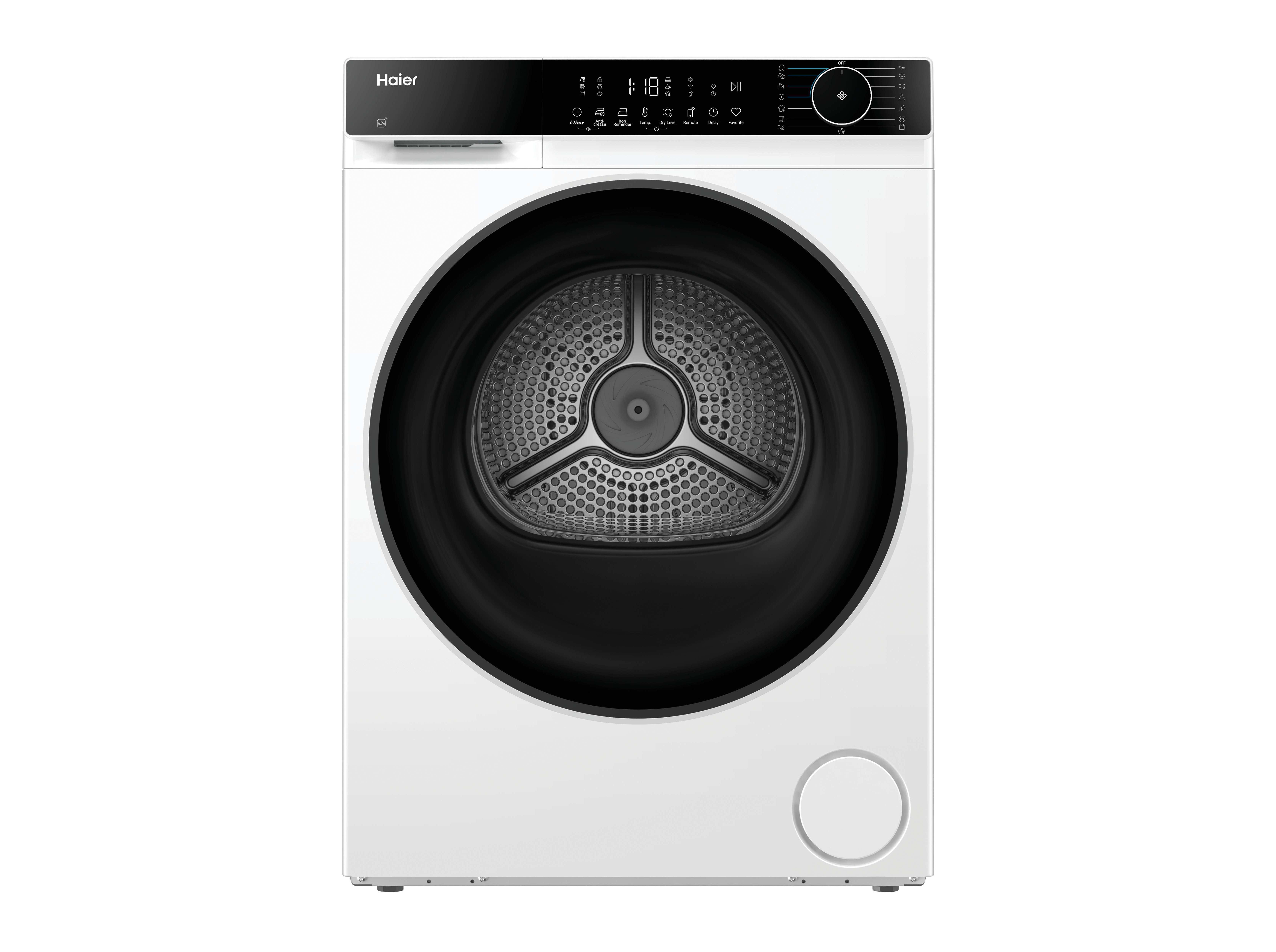 Máquina de secar roupa haier hd80-d357tu1-s bomba calor 8kg d