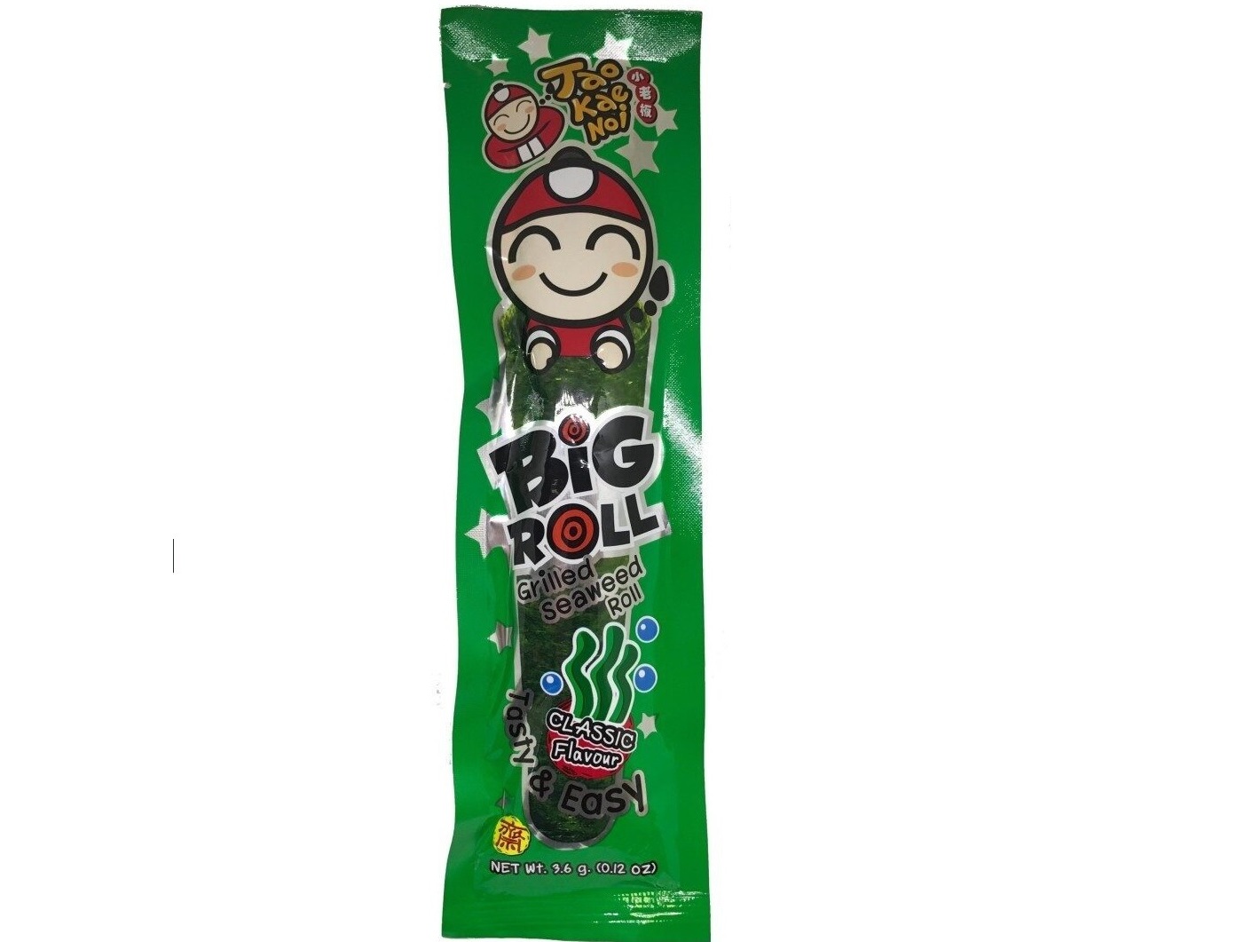 Rolo Alga Grelhada Taokaenoi Clássico 3g Taokaenoi