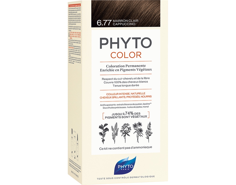 Coloração phyto 6.77 louro cappucino 1kit