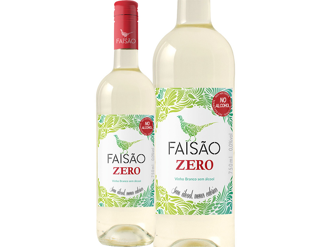 Vinho branco faisão sem álcool 0.75l