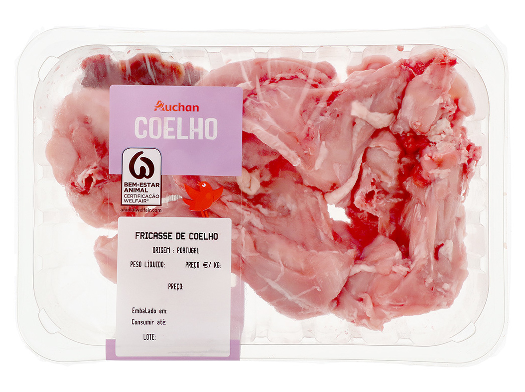 Coelho de fricasse auchan kg