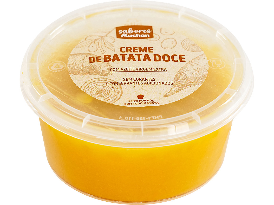 Creme Batata Doce Sabores Auchan 400 G Sabores Auchan