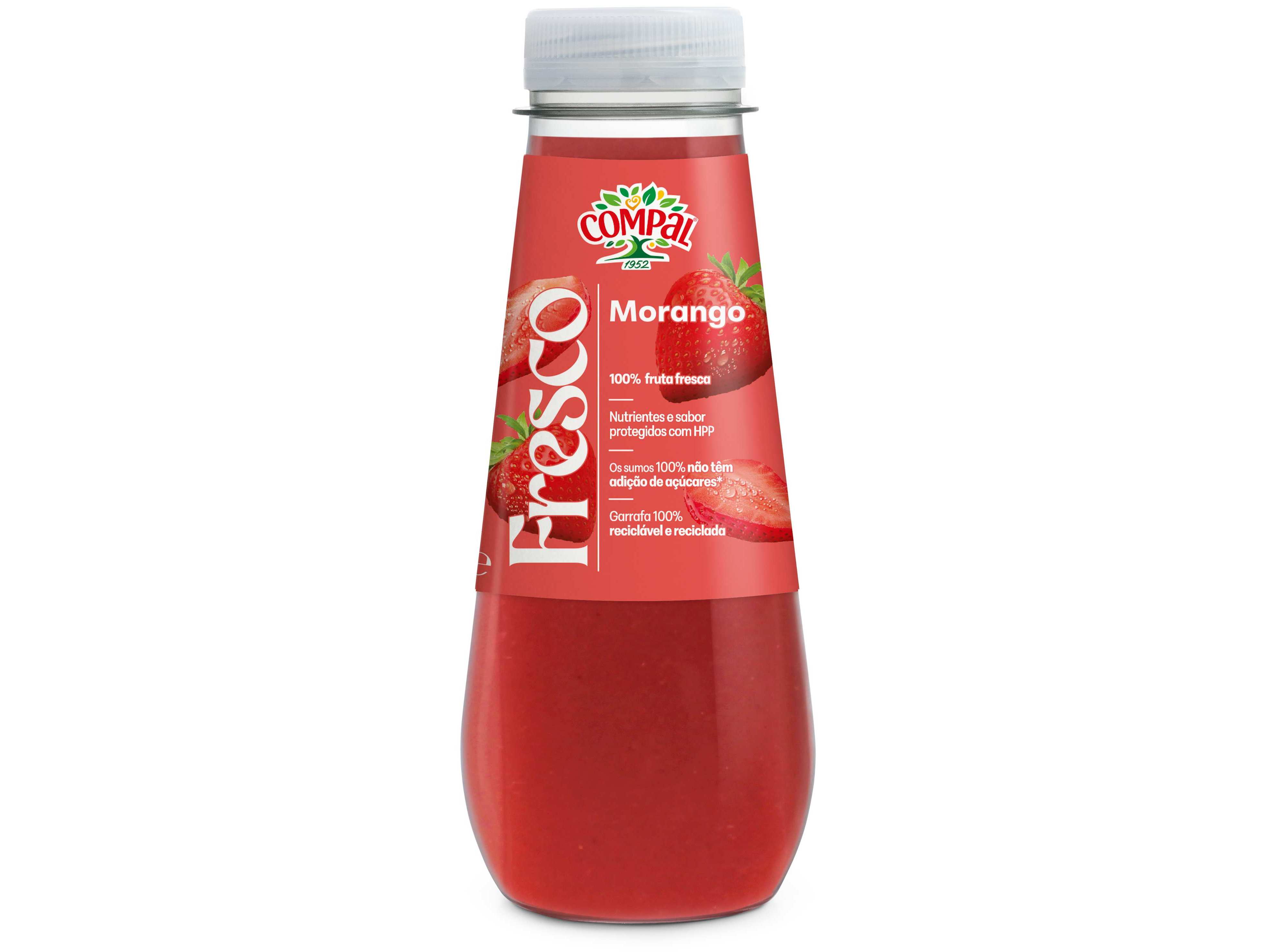 Sumo compal fresco morango 025l