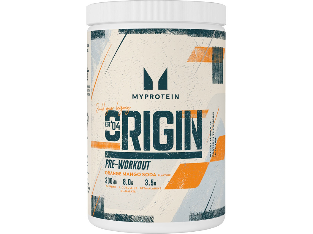 Pré-treino myprotein origin lar/ man 600g