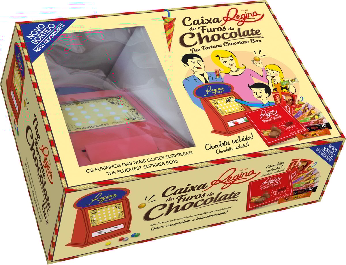 Chocolates Sortidos Regina Mini Furos 520g