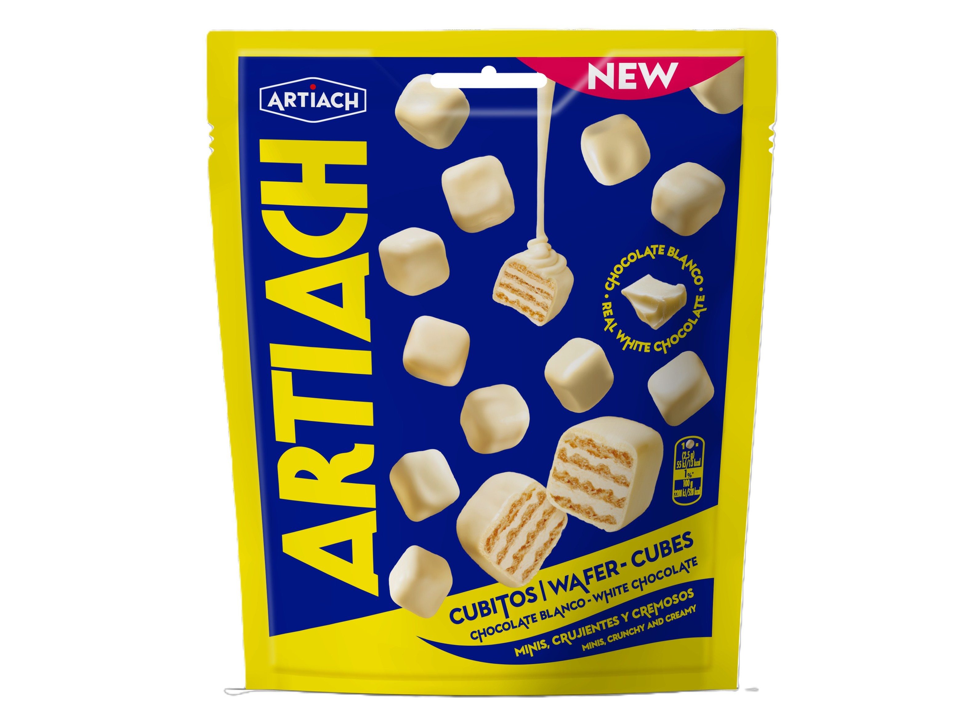 Bolacha Waffer Artiach Com Cobertura E Recheio Chocolate Branco 110g Artiach