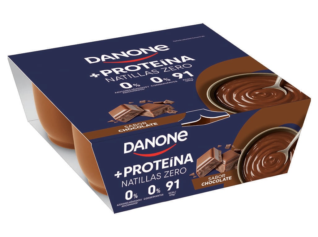 SOBREMESA DANONE PROTEÍNA CHOCOLATE 4X120G