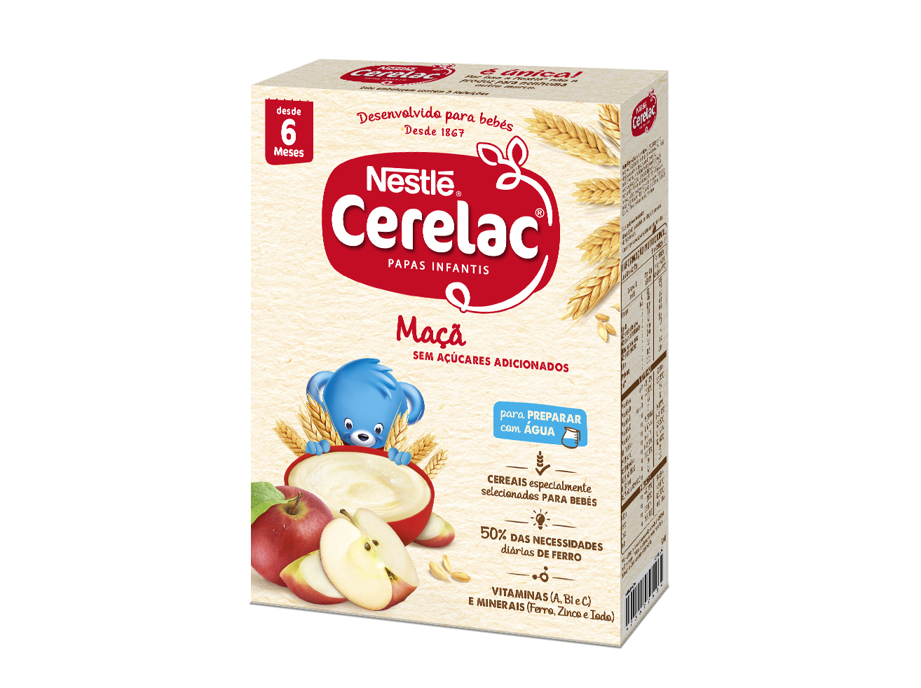 Farinha láctea cerelac maçã 250g