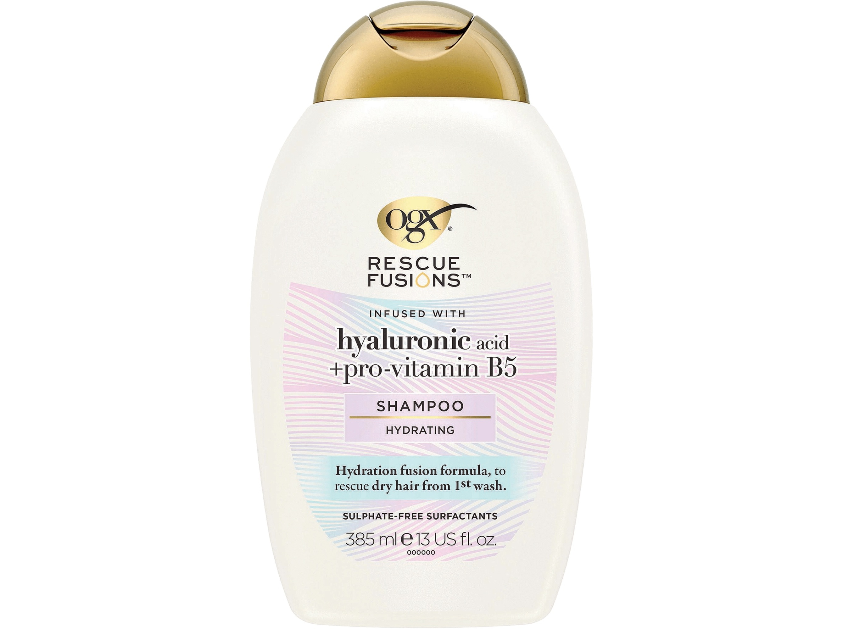 Champô ogx rescue fusions hyaluronic 385ml