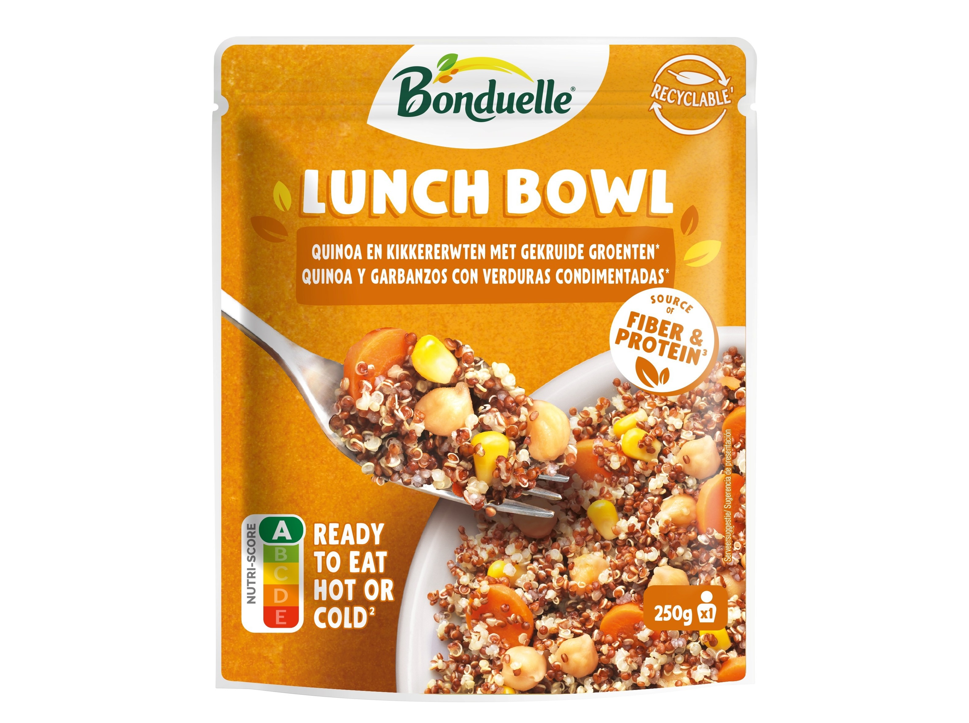 Lunch bowl quinoa bonduelle 250g